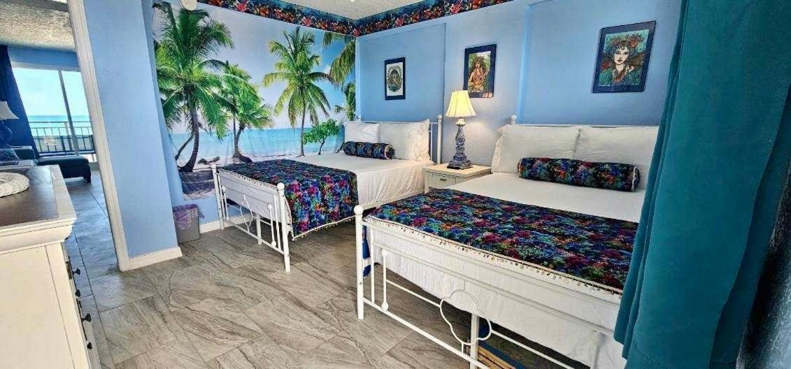 데이토나 비치 Ocean Breeze - Direct Ocean Front-Pool Is Open 아파트 외부 사진